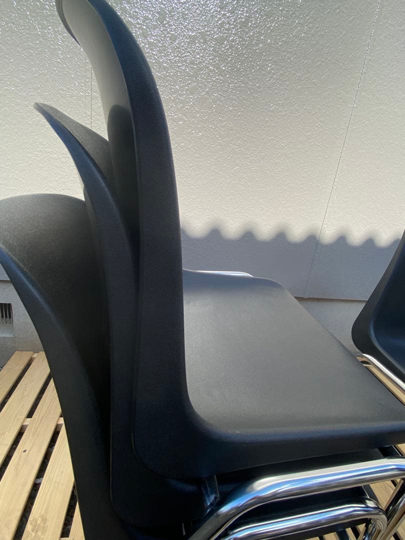 MOD ELENA イタリア パイプ椅子 スタッキングチェア レトロ　4脚セット