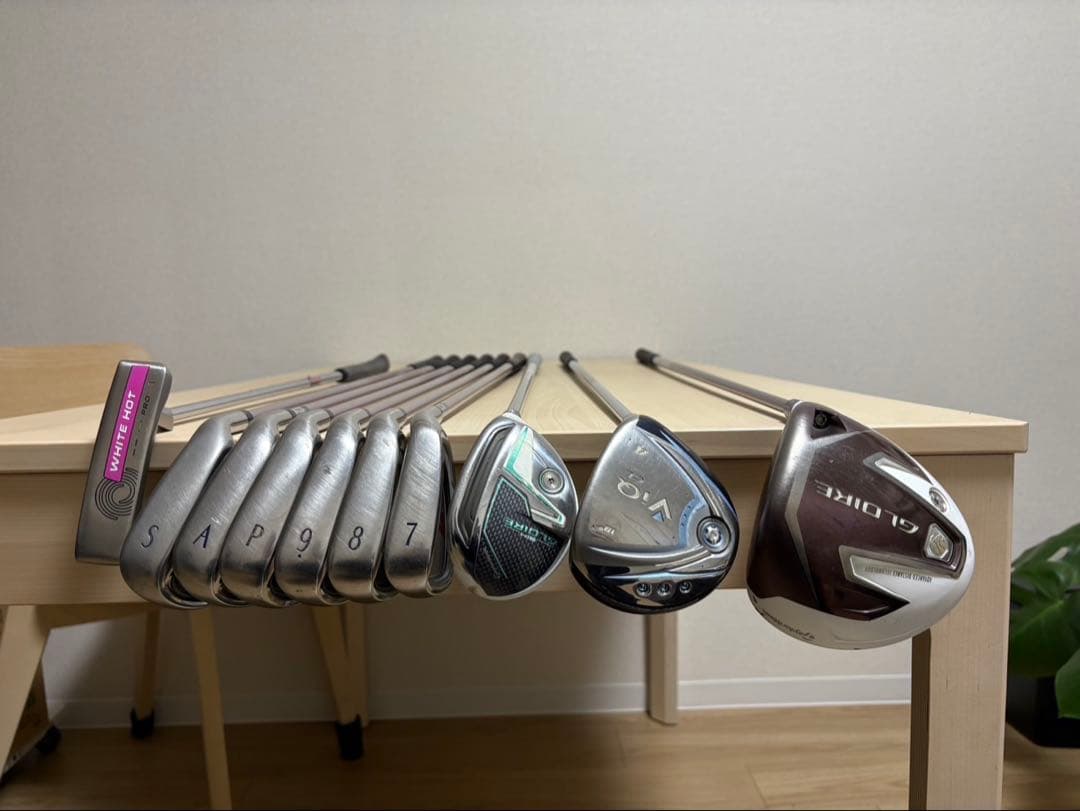 【ベスト更新セット】レディース豪華10本グローレ/ゼクシオ9/SIMGLOIRE