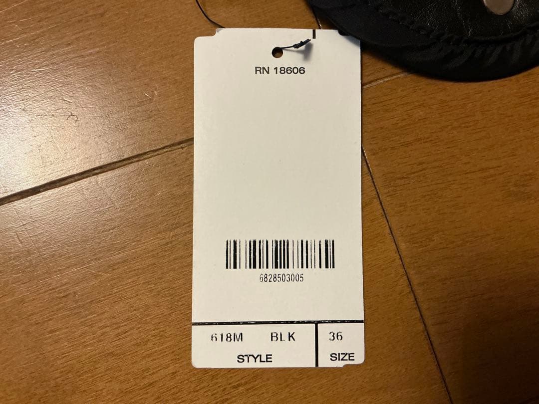 [新品未使用]　schott 襟ボア　618M サイズ36