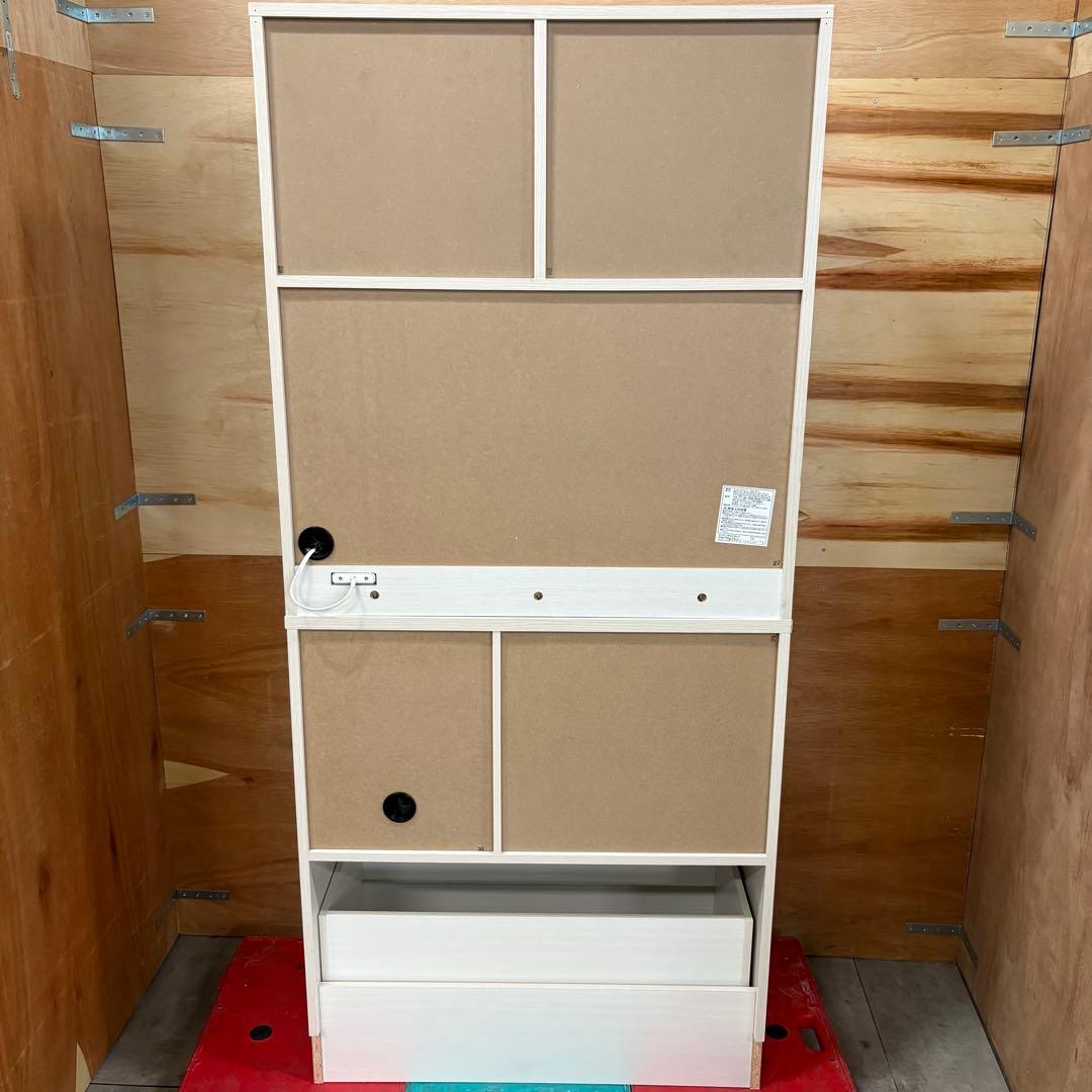 一都三県限定　配送設置無料　食器棚　キッチンキャビネット　IRIS OHYAMA