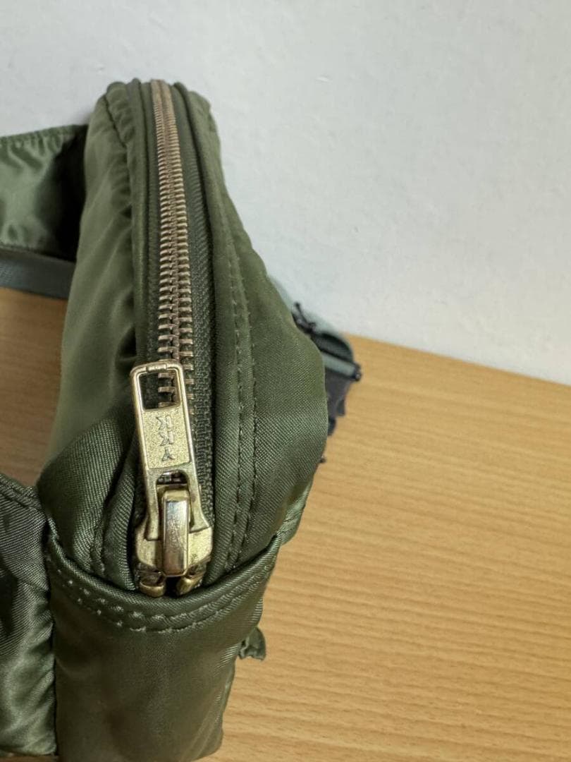 PORTER 吉田カバン TANKER タンカー ウエストバッグ セージグリーン