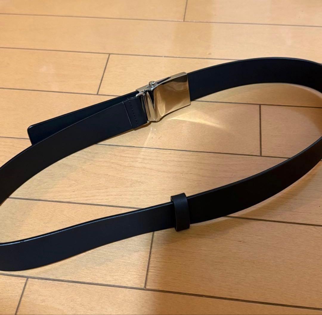 PRADA プラダ ブラック レザー　ベルト ロ　75 80 85 90 95