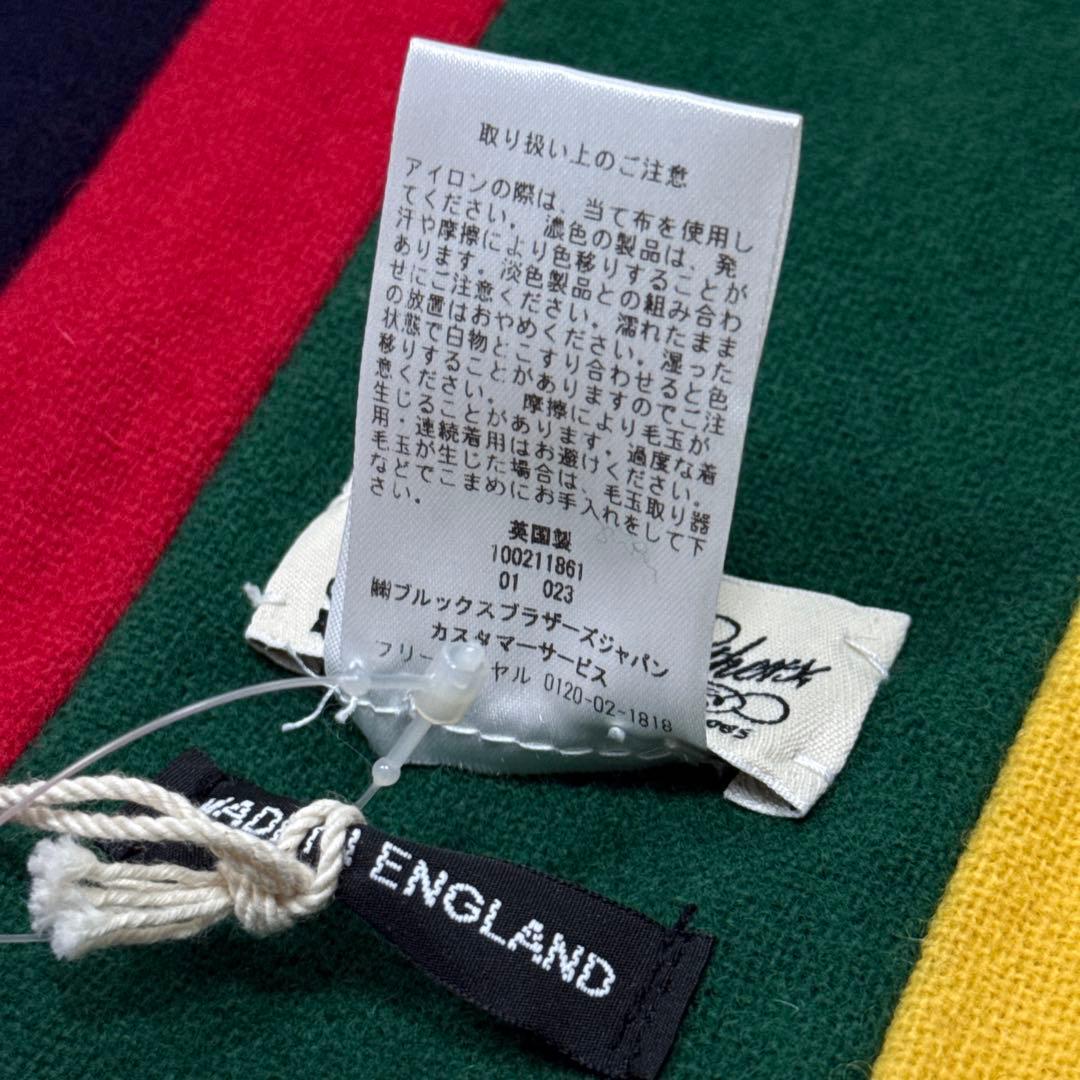 新品 24AW ブルックスブラザーズ アーカイブコレクション スクールマフラー