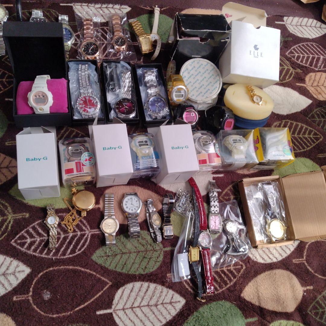ジャンクから新品までBaby-G 他デジタル腕時計セット 複数30点以上