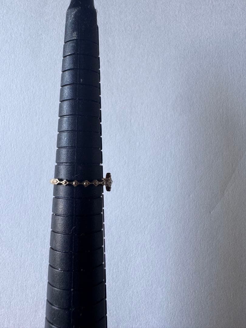 K10イエローゴールド ダイヤモンドリング 10号