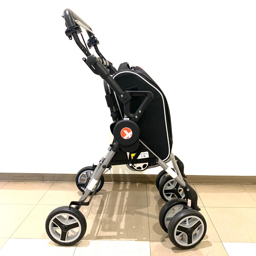 exicart シルバーカー 赤　北欧　ショッピングカート