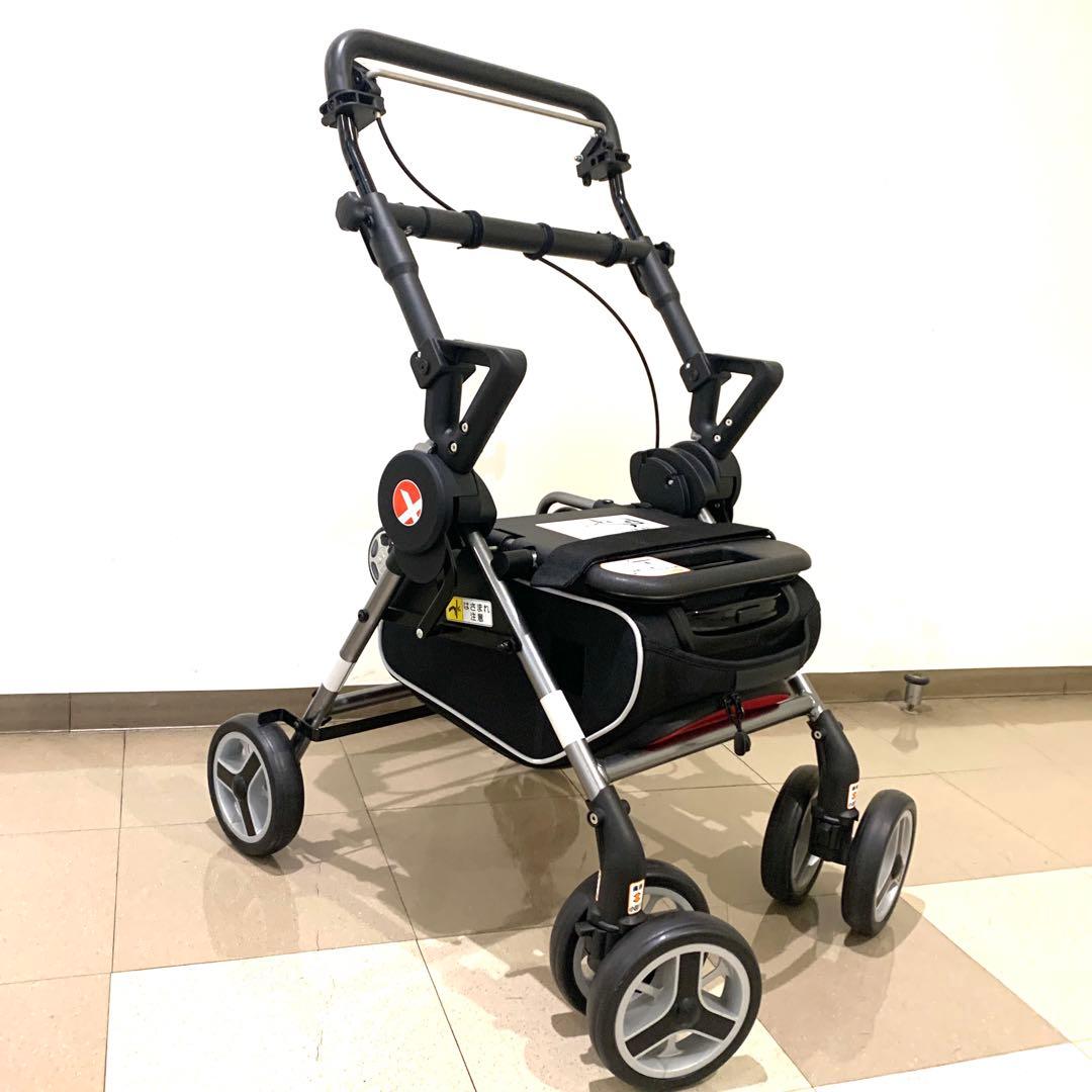 exicart シルバーカー 赤　北欧　ショッピングカート