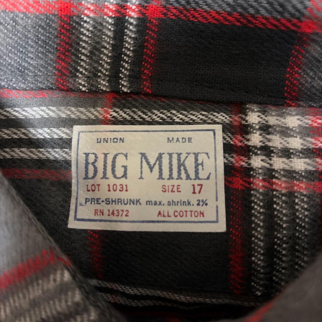未使用 ビンテージ デッドストック BIG MIKE ネルシャツ