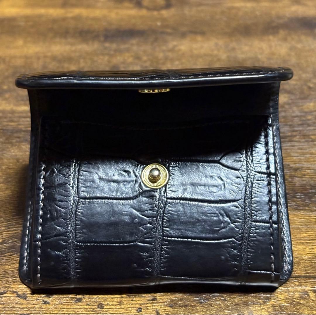 最終値下げ　WILDSWANS ARTHUR CROCODILE BLACK