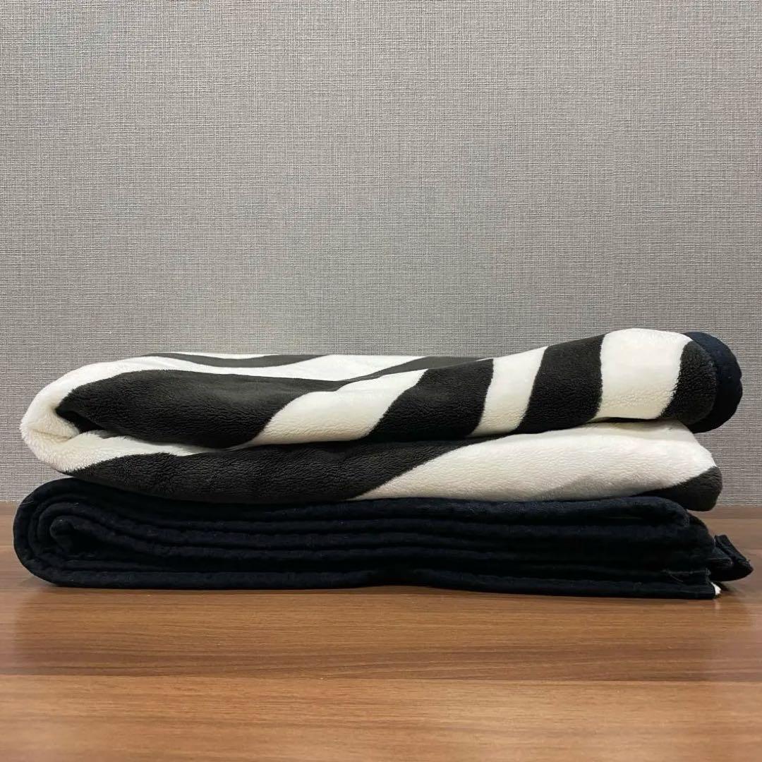 【CELINE】セリーヌ　ゼブラ柄 毛布　ブランケット