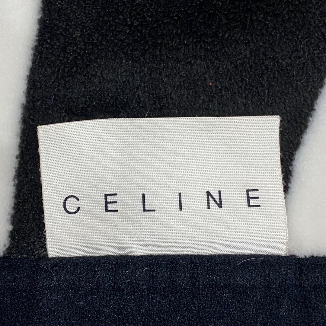 【CELINE】セリーヌ　ゼブラ柄 毛布　ブランケット