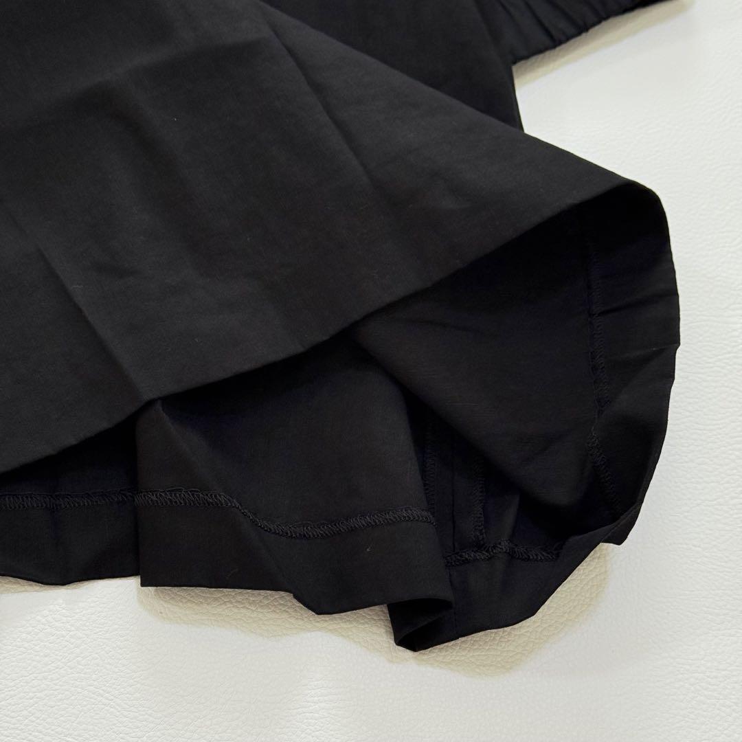 極美品✨ 2024 セオリーリュクス リネン混ブラウス　現行タグ 38 黒