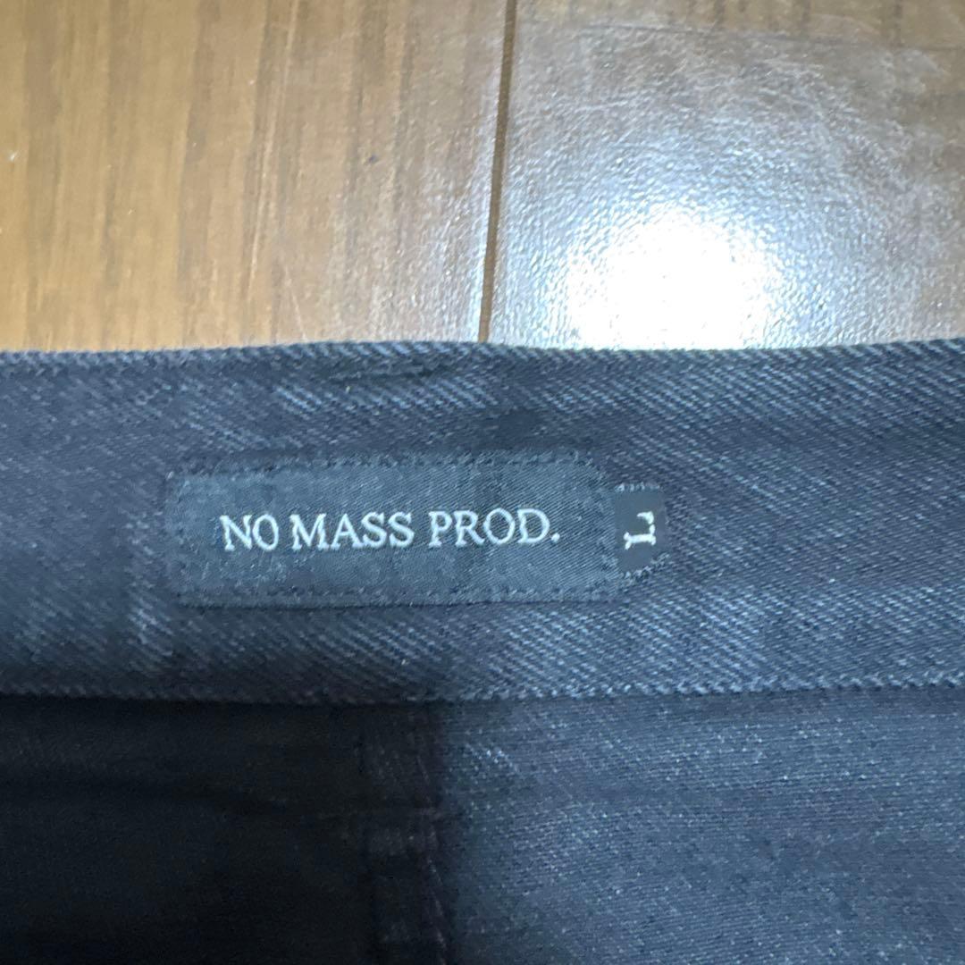 パンツ NO MASS PROD 010GLM BAGGY DENIM SHORTS
