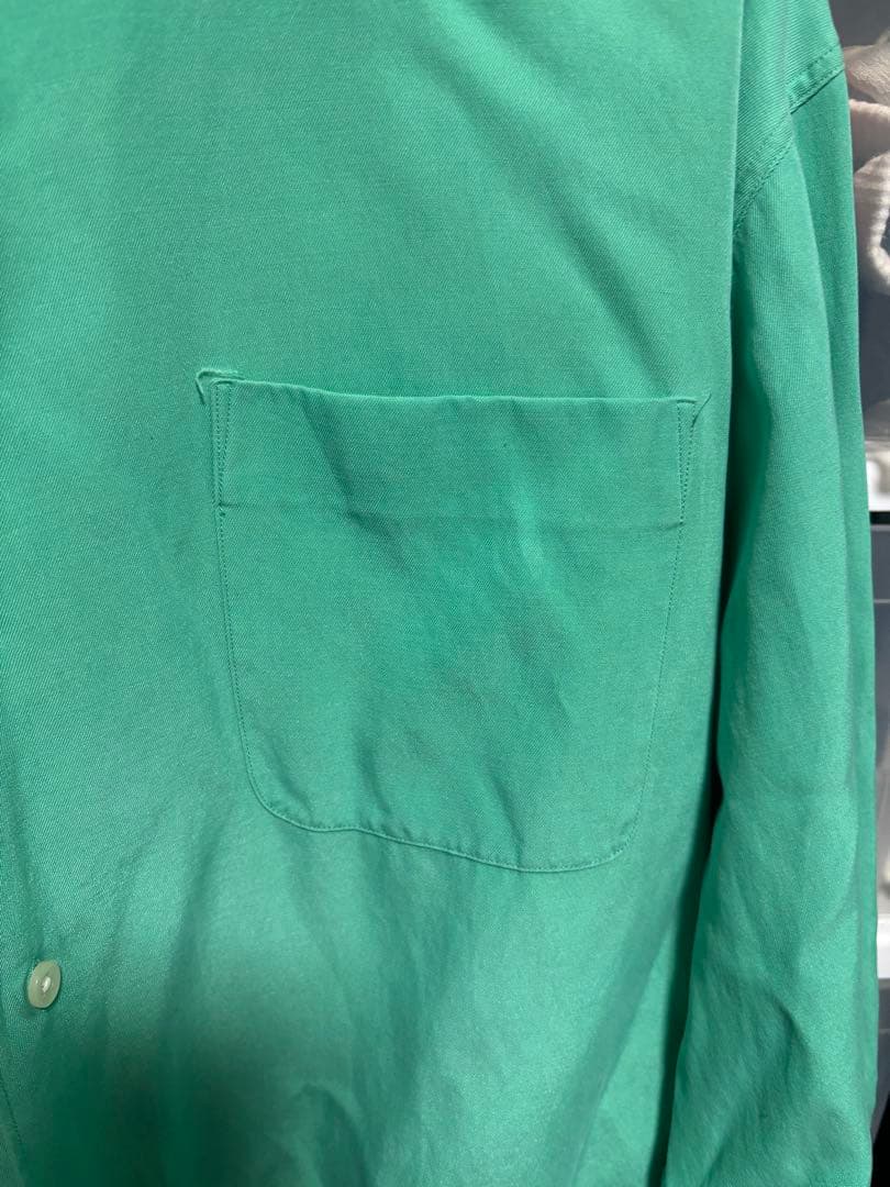 Oblivio様専極美品90s ラルフローレ BONNARD完全無地長袖シャツ