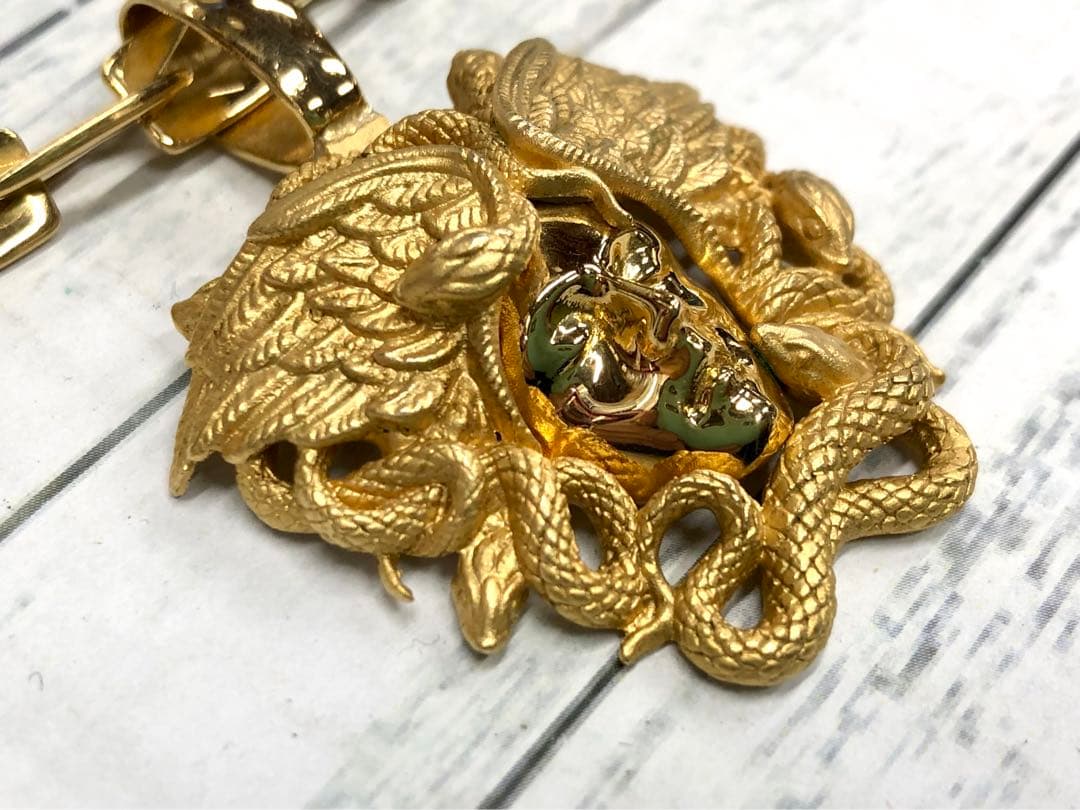 VERSACE ヴェルサーチ ゴールドネックレス　6851