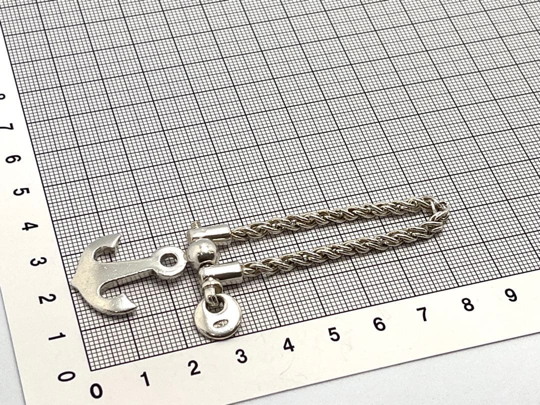 c575 オールド　ティファニー　イカリ　アンカー　キーホルダー　シルバー925