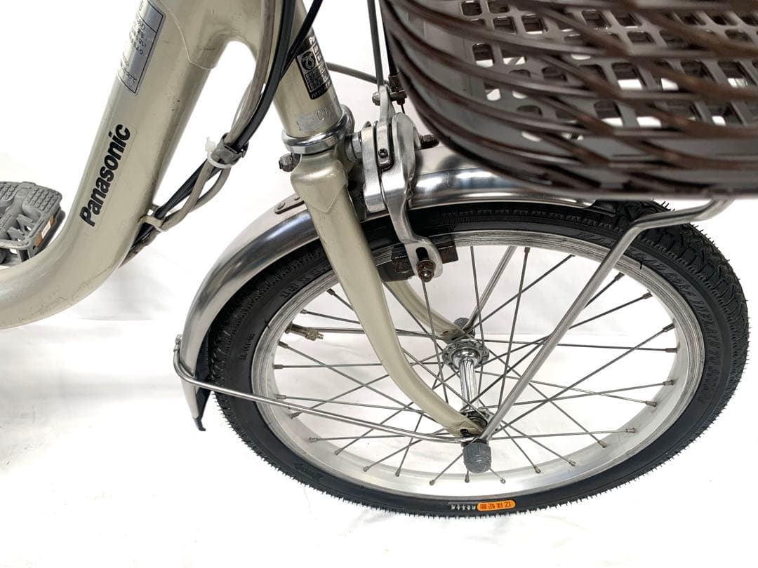 【即乘】送料無料 Panasonic 電動アシスト三輪自転車8Ah 長押し3点灯