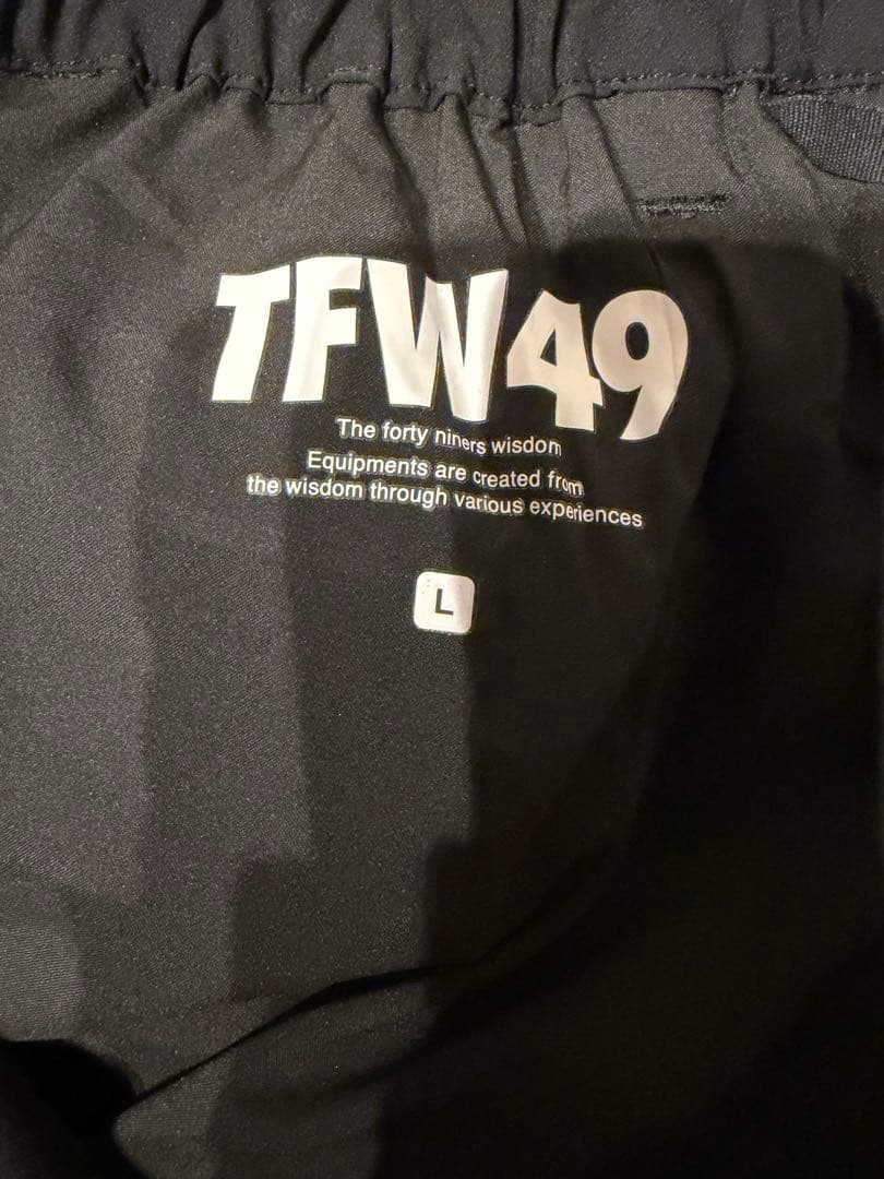 1980　TFW49 SHIELD PANTS サイズL 黒　サンプル品
