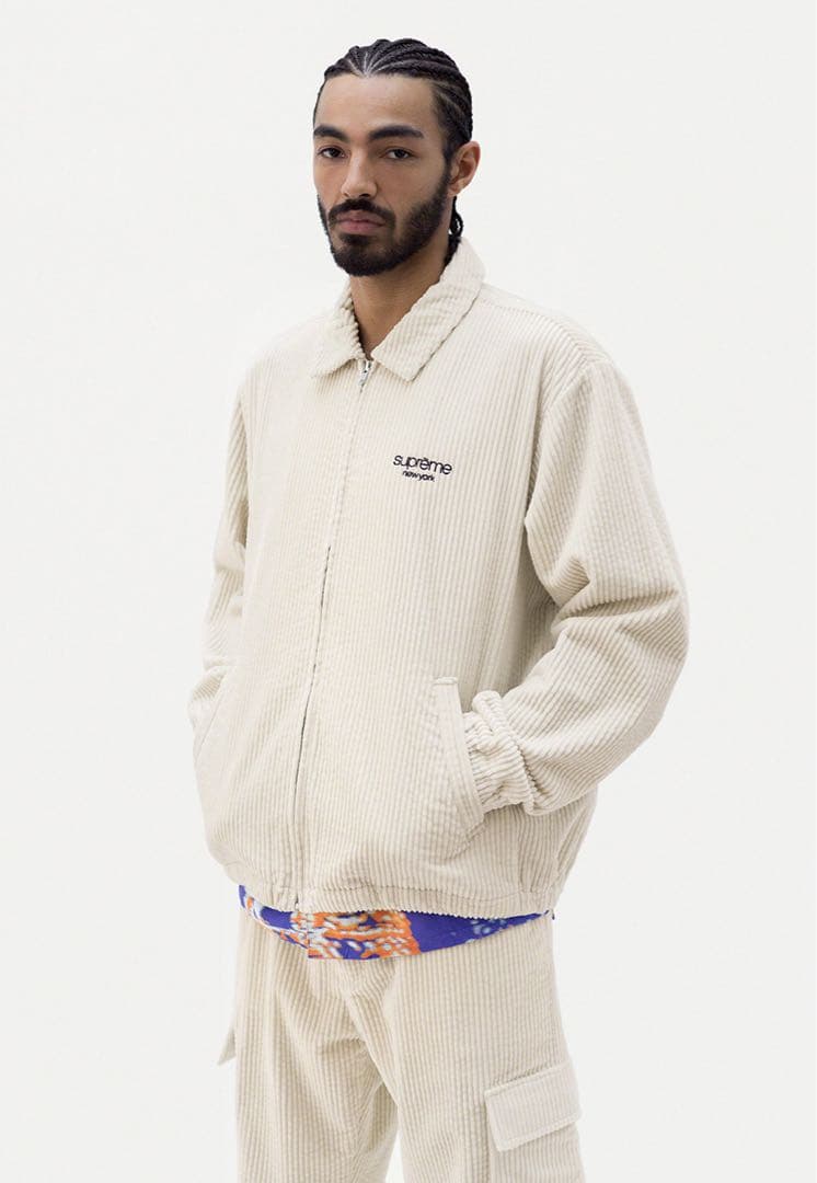 鑑定済　希少　美品　Supreme コーデュロイ　ジャケット　定価29700円