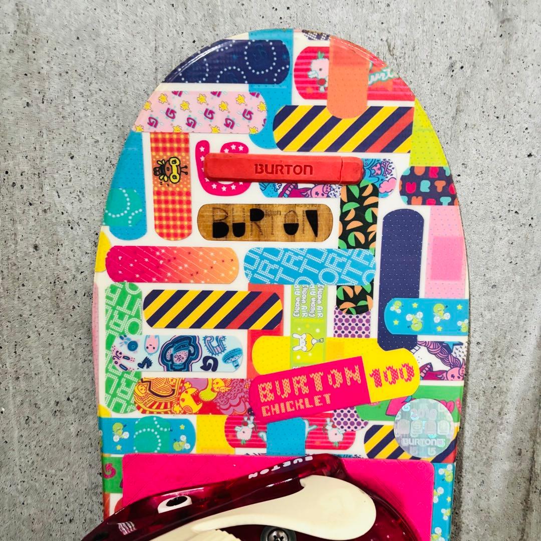【☆キッズ】 BURTON CHICKLET スノーボードセット 100cm