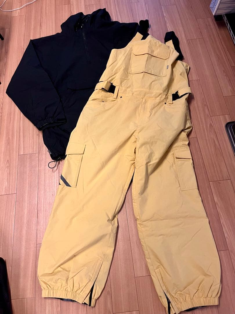 スノーボードウェア上下セット ocstyle ビブパンツ グローブのおまけ付き