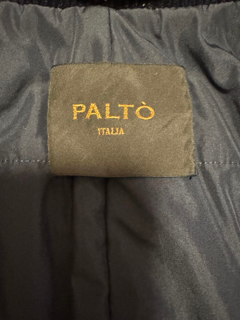 PALTO ネイビー コーデュロイ チェスターコート48サイズ