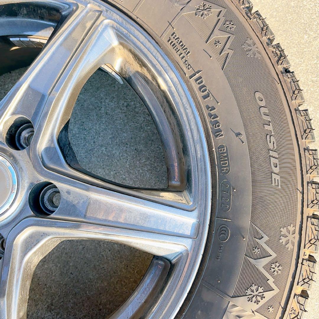 ホイール付き４本セット送料込み　NEXENスタッドレスタイヤ 195/65R15