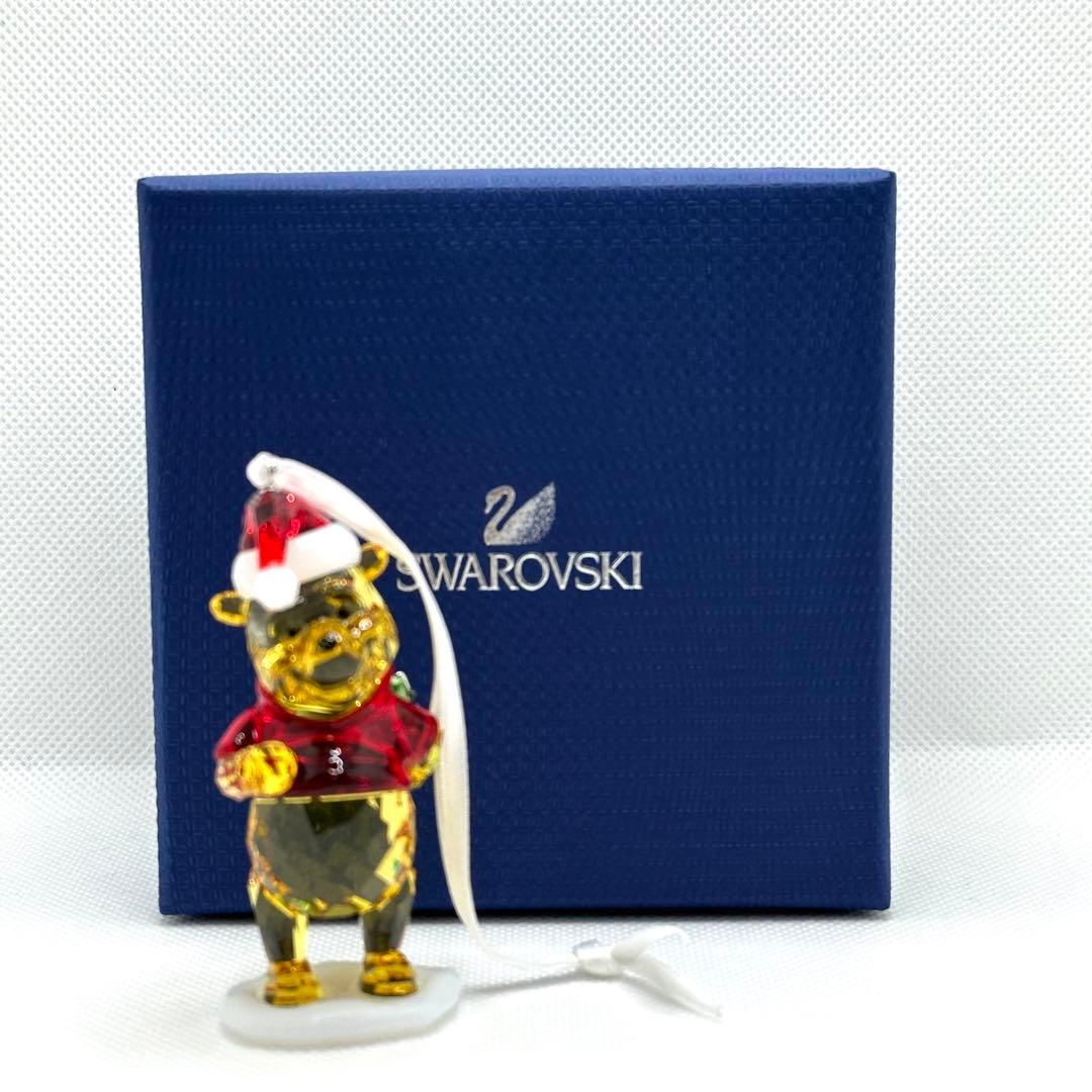 ★希少品★スワロフスキー　くまのプーさん クリスマスオーナメント　クリスマス
