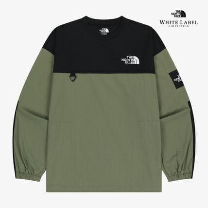 ノースフェイス ALBANY EX CREWNECK カーキ & ブラッL 2点