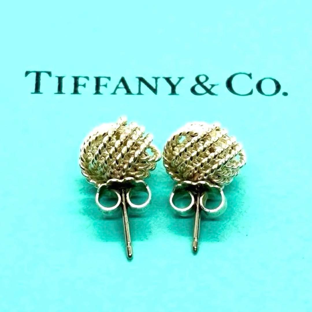 ❤️Tiffany ティファニー サマセット ツイスト ノット ピアス