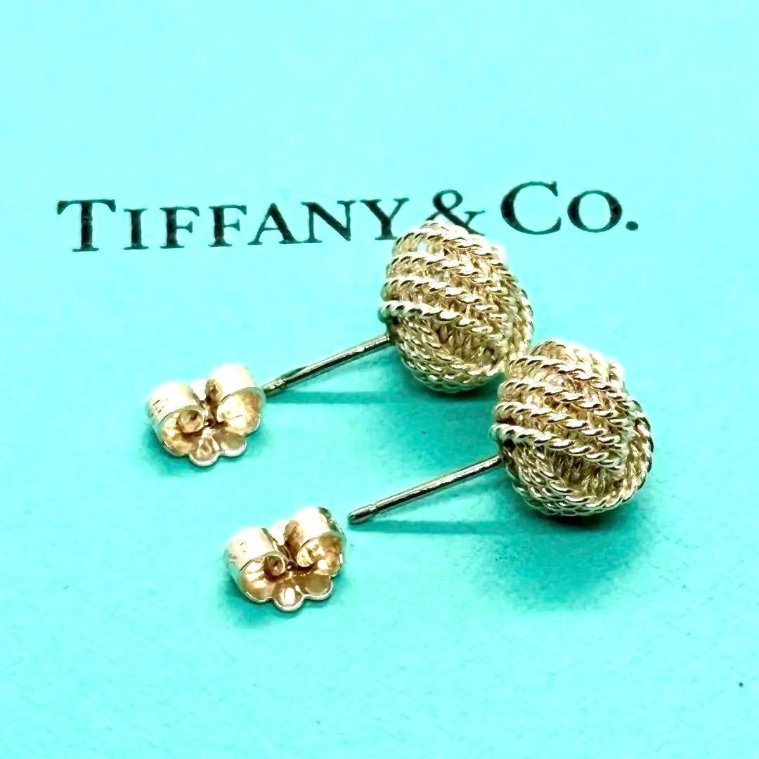 ❤️Tiffany ティファニー サマセット ツイスト ノット ピアス