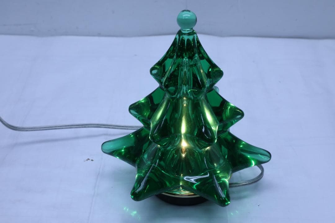 HOYA クリスタル ライト クリスマスツリー ガラス #30977 Z