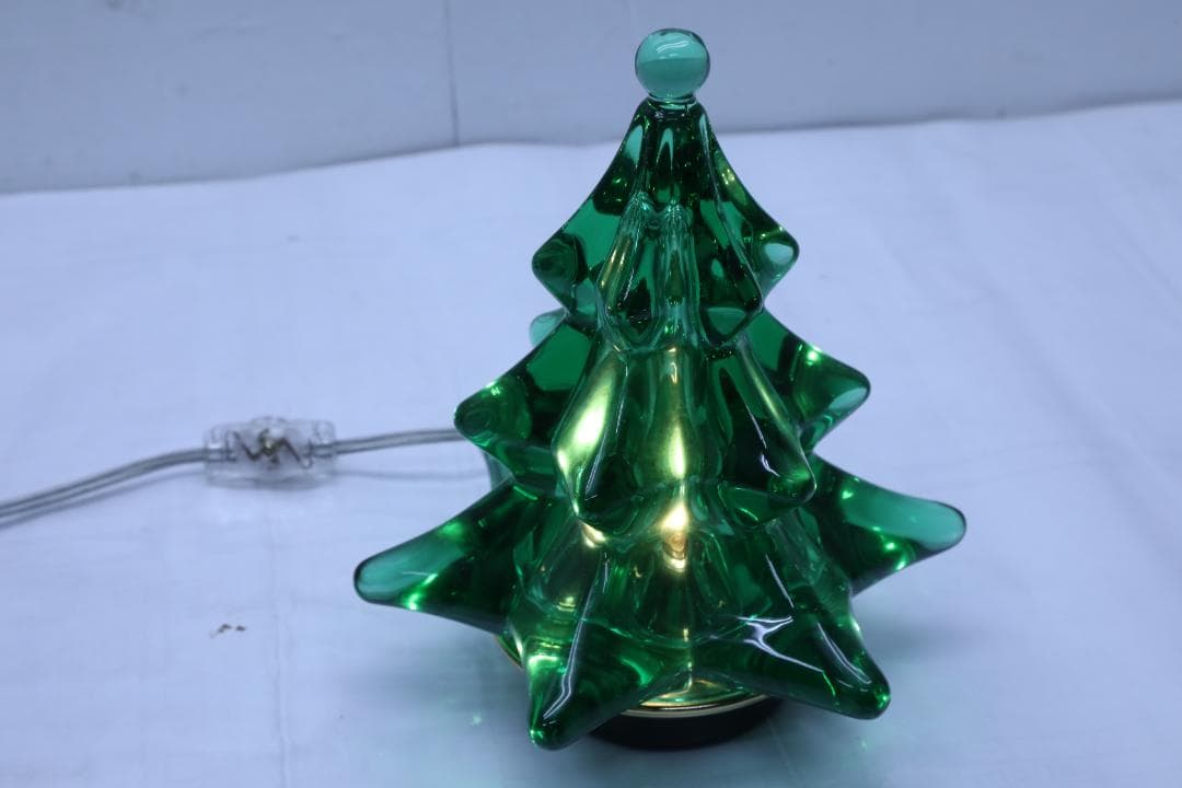 HOYA クリスタル ライト クリスマスツリー ガラス #30977 Z