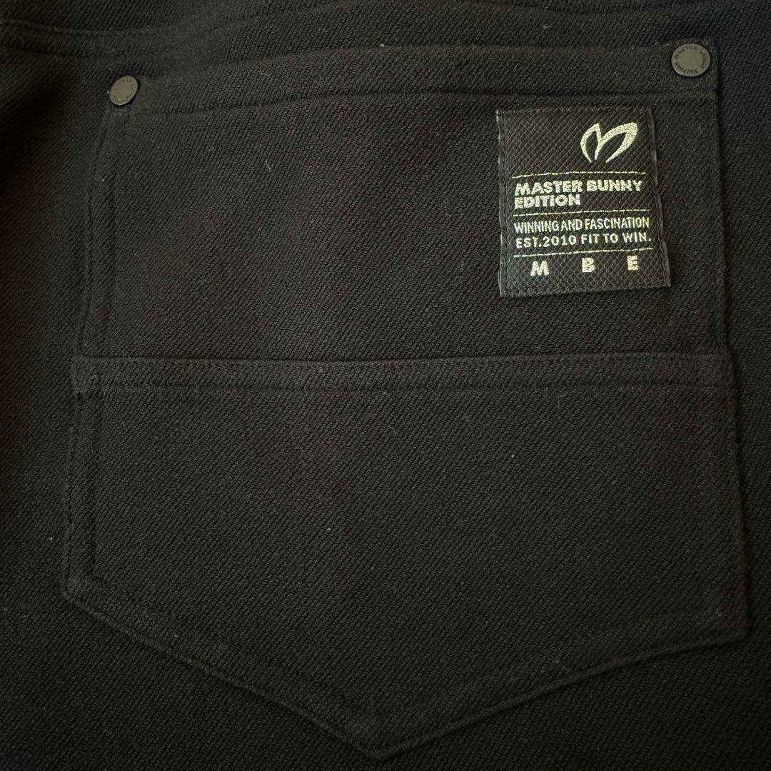 裏起毛　現行モデル　マスターバニー　パンツ　XXL〜4L相当 黒　ブラック　秋冬