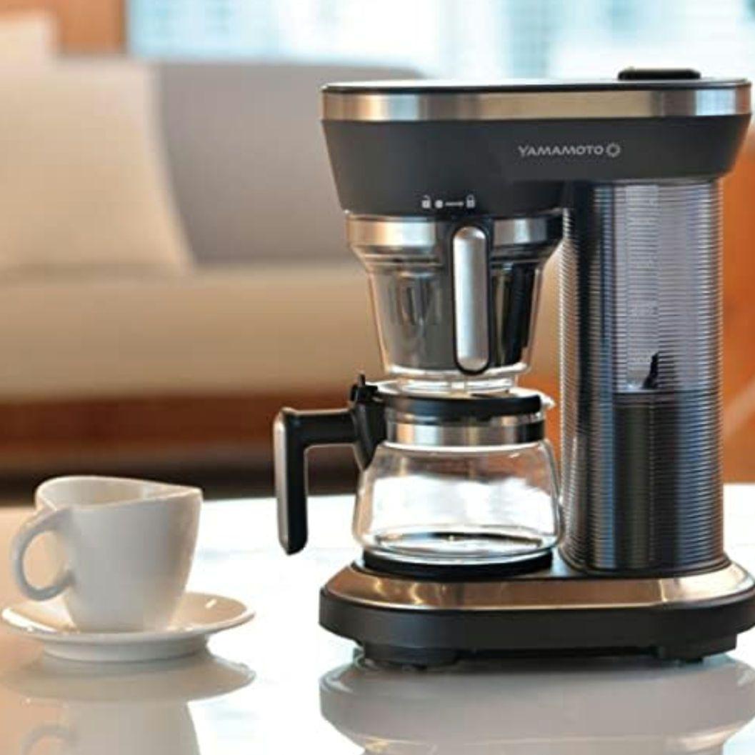 新品❤山本電気 全自動 コーヒーメーカー ドリップ式 コーヒーマシン ミル付き