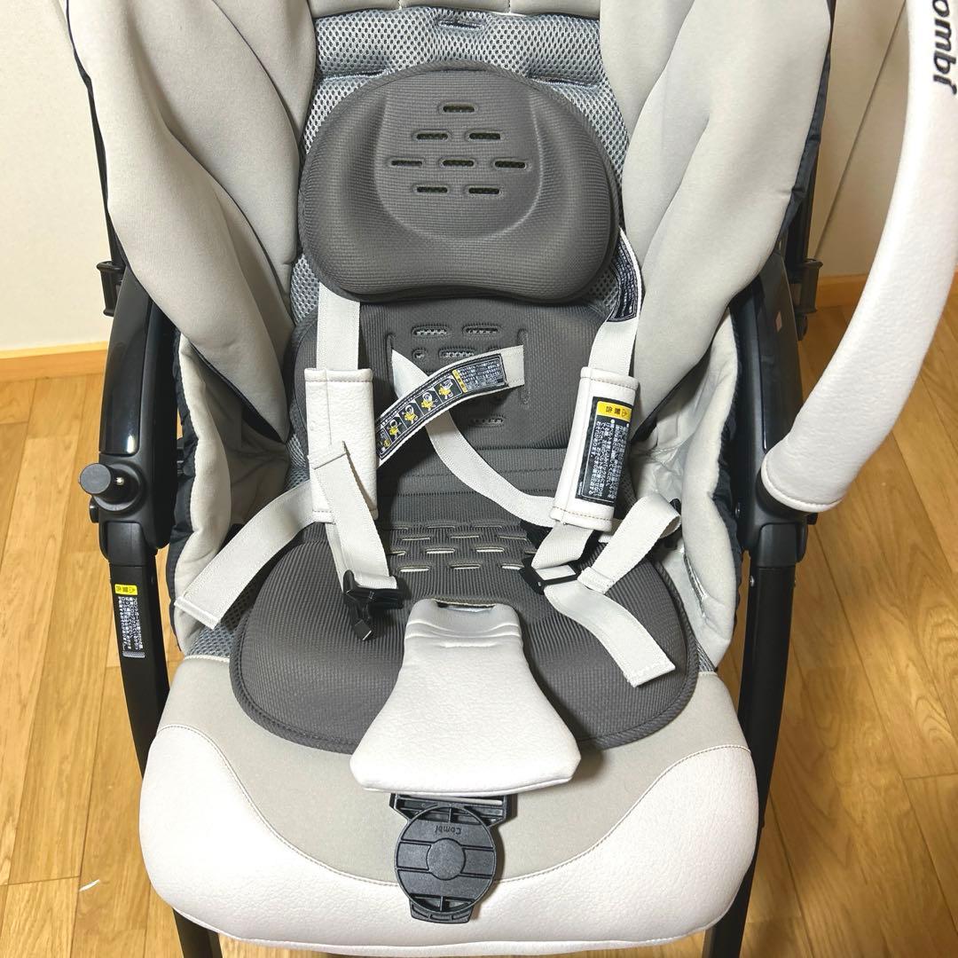 【極美品】コンビ ホワイトレーベル クロスゴー 4キャス エッグショック UJ