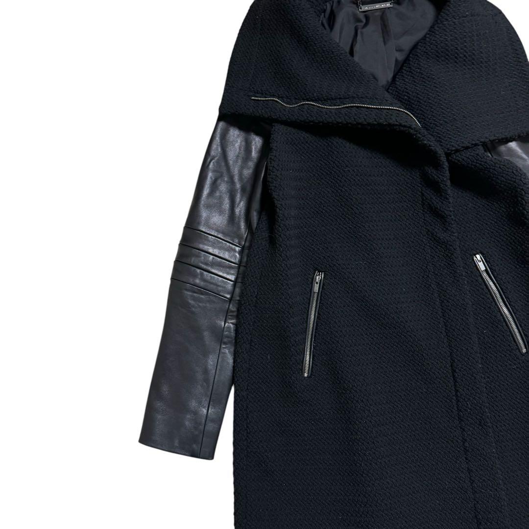DIANE von FURSTENBERG ライダースコート　両袖ラムレザー