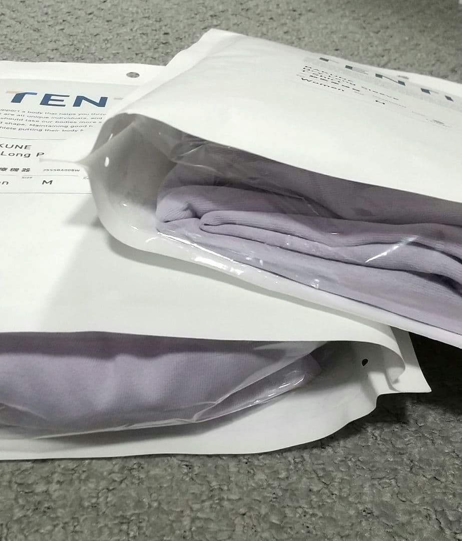 TENTIAL BAKUNE Dry 長袖 M ラベンダー リカバリーウェア