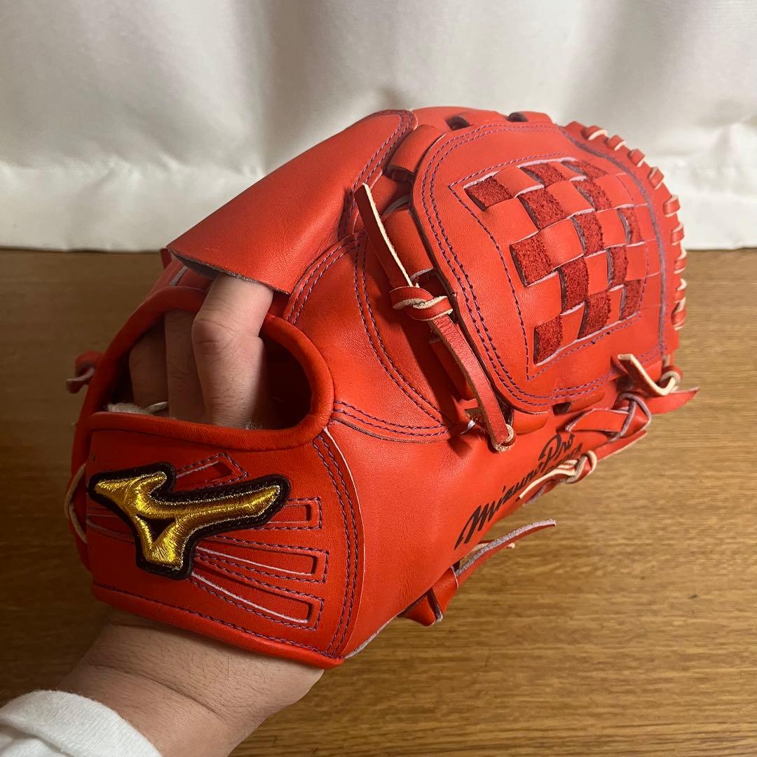ミズノプロ 一般軟式 グローブ グラブ 投手 ピッチャー用 極美品 オーダー