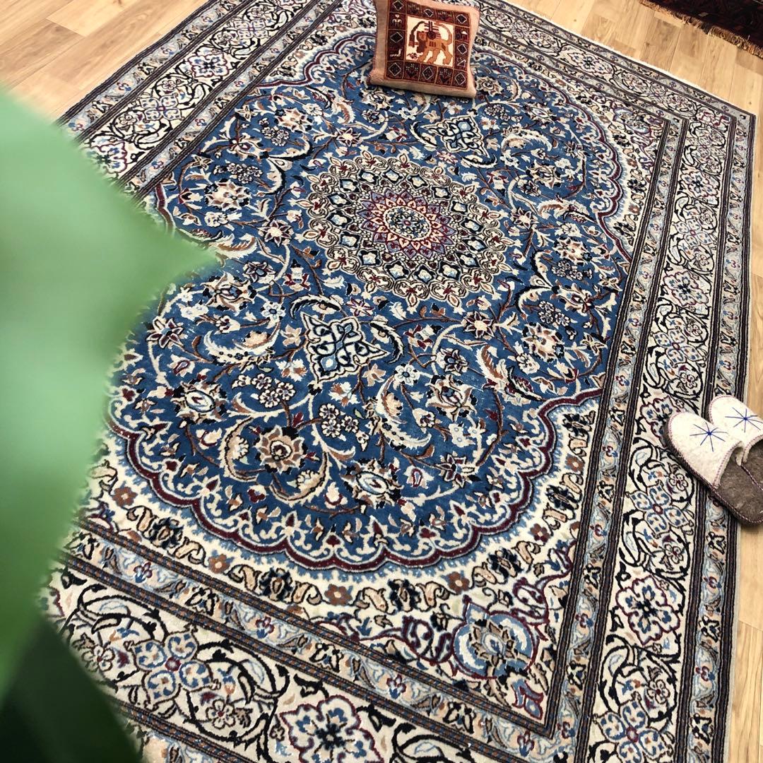ペルシャ絨毯 ヴィンテージラグ 307×198cm 手織り オールドpersia