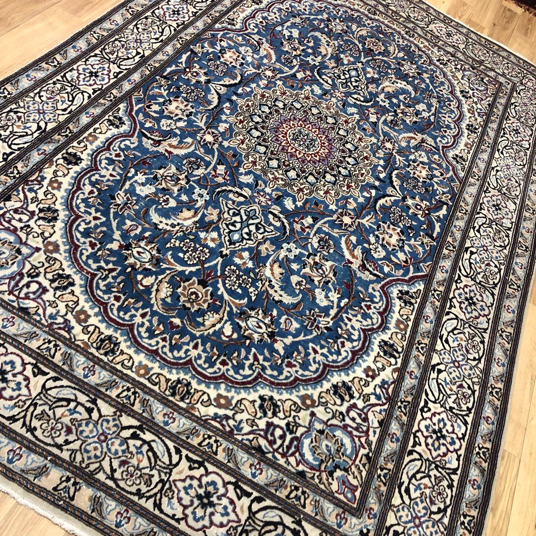 ペルシャ絨毯 ヴィンテージラグ 307×198cm 手織り オールドpersia