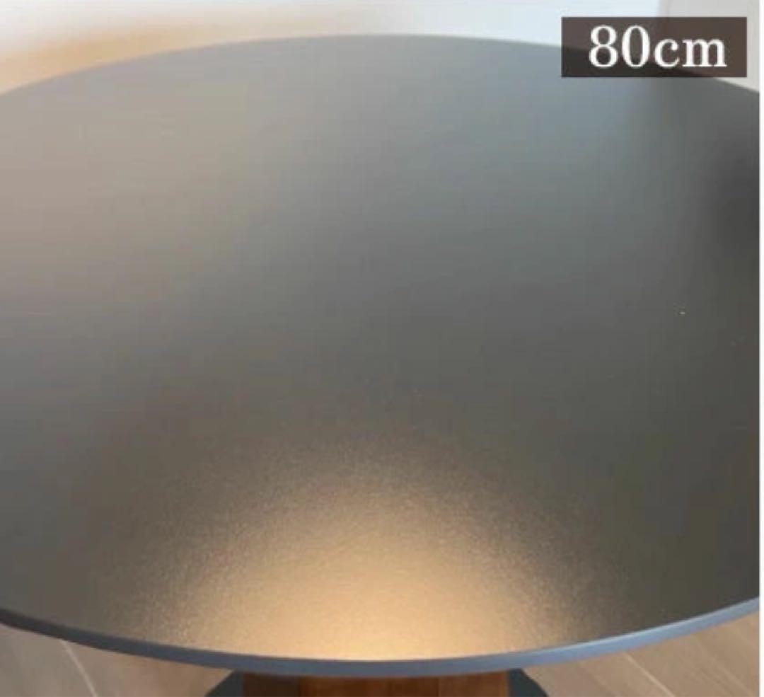 ダイニングテーブル 2人 大理石 丸 80cm カフェテーブル 天然木 北欧風
