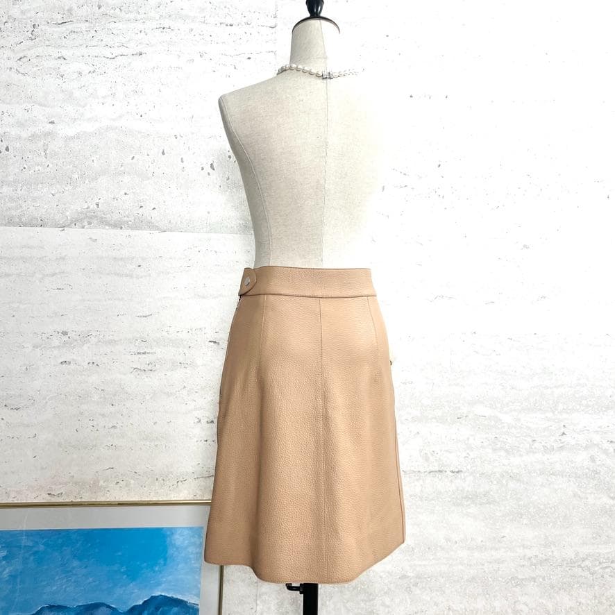 新品未使用タグ付★HERMES★ディアスキン★ベルト★本革レザー★スカート