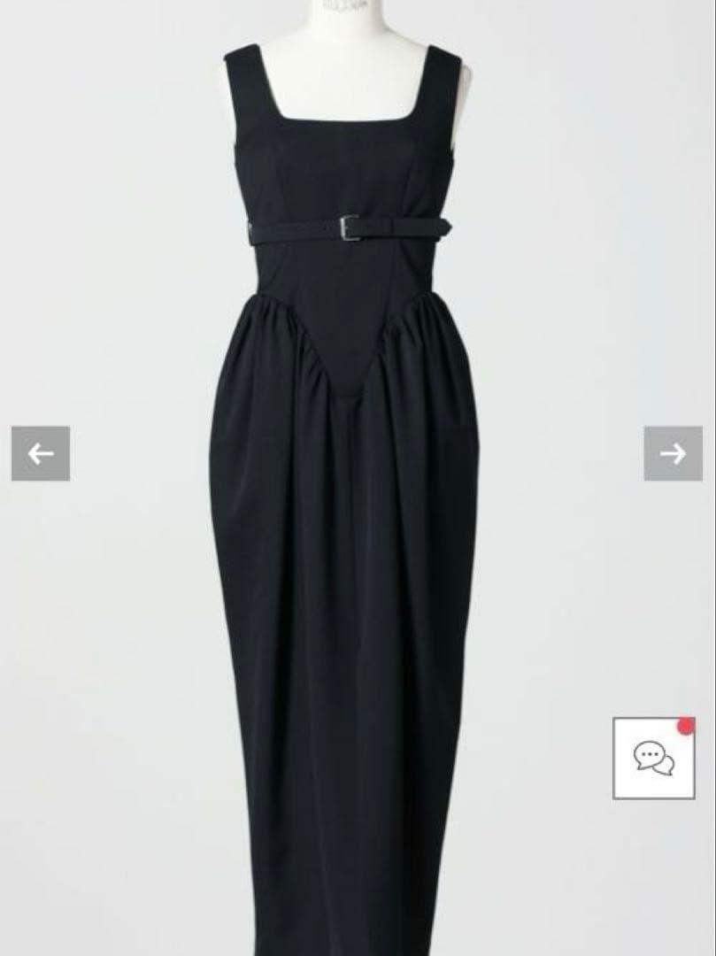 専用です。fetico ブラック サイズ1 WOOL CURVY DRESS
