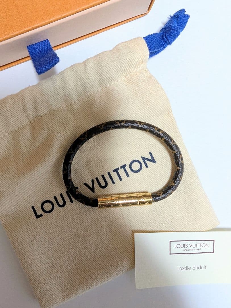 LOUIS VUITTON ブレスレット モノグラム 正規店購入 キャンバス