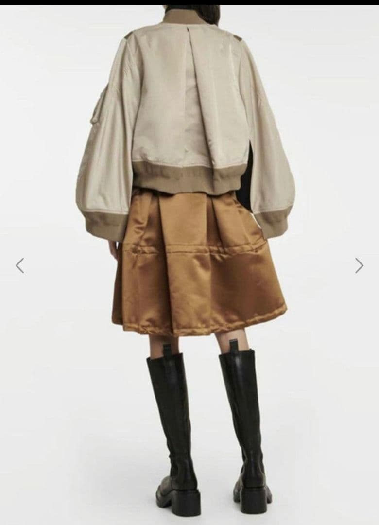 sacai 22SS　ドッキングミックスデザインスカート