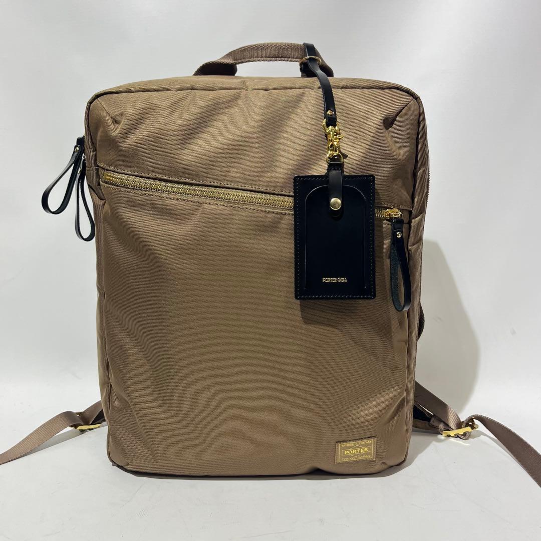 【ほぼ新品】PORTER GIRL SHEA DAYPACK S オーク