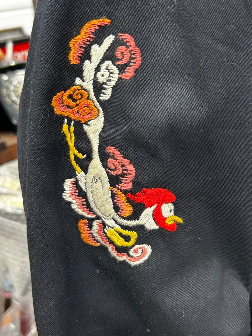 SETAGAYA 刺繍 スカジャン 黒　世田谷ベース　所さん　トイズマッコイ
