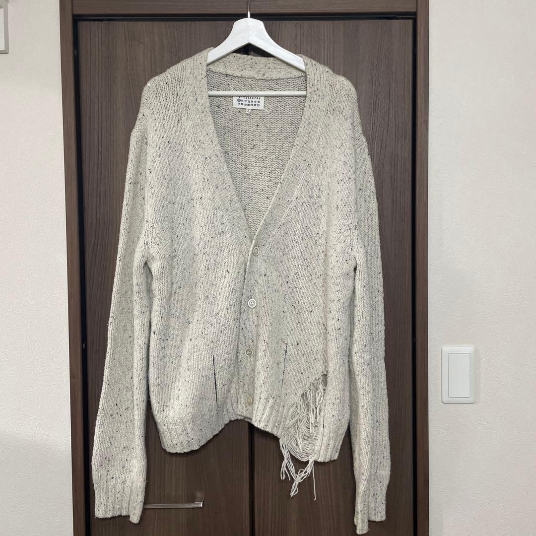 maison margiela メゾンマルジェラ デストロイ加工 カーディガン