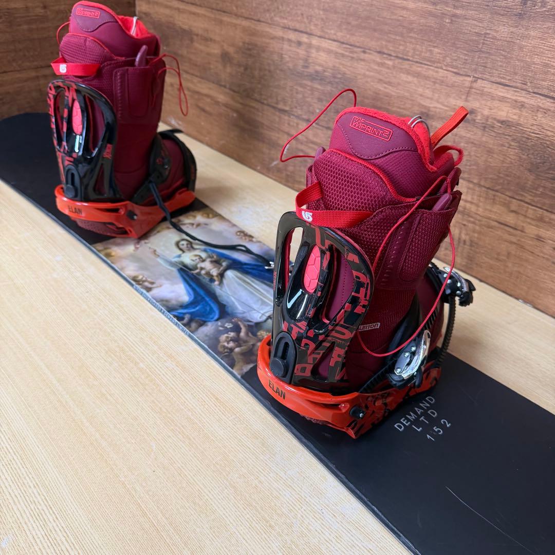 NITRO ナイトロ ダブルキャンバー　メンズスノーボード４点セット　メンテ済み